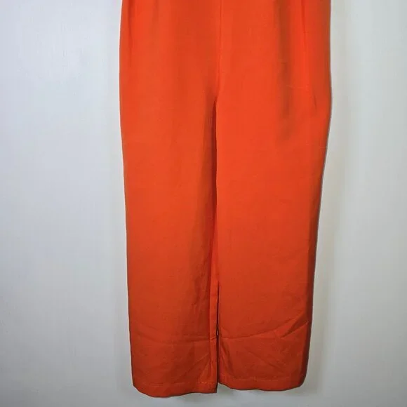 Missguided Orange Halter Jumpsuit - Picture 4 of 10